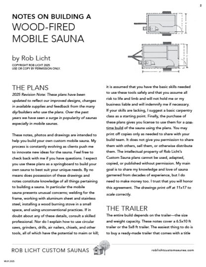 Mobile Sauna Plans - Image 8